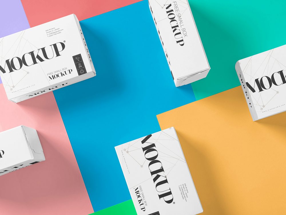 Free Beautiful Packaging Box Mockup