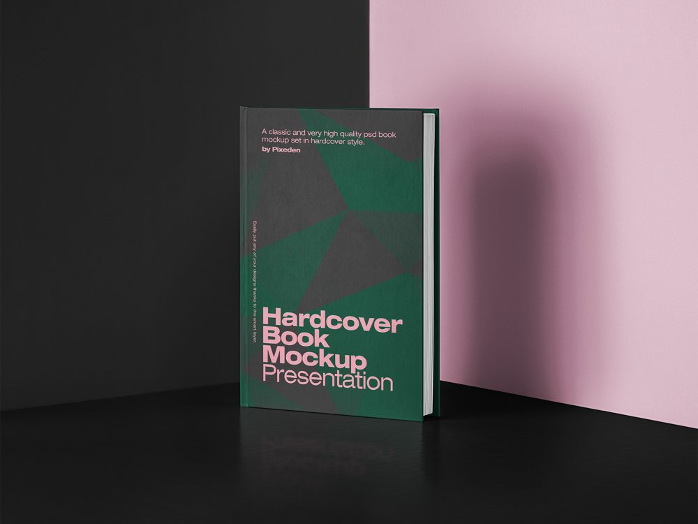 Free Book Mockup Hardcover