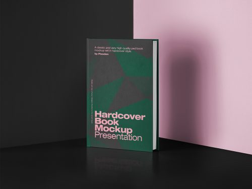 Free Book Mockup Hardcover