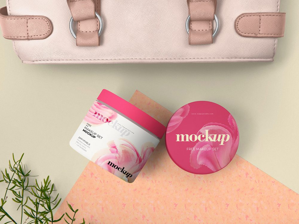 Free Cosmetic Packaging Mockup