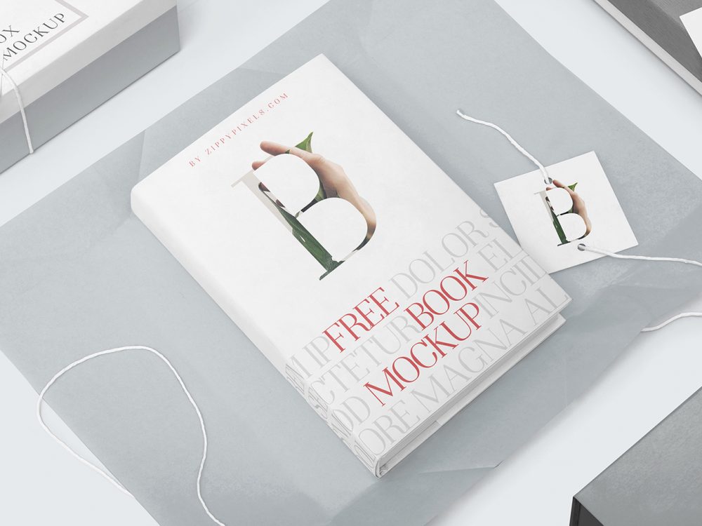Free Fabulous Hardcover Book Mockup