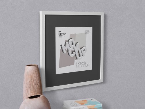 Free Perspective Frame Mockup