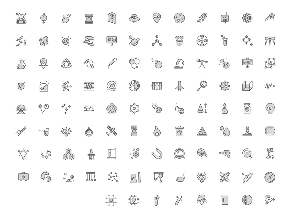 Free Science Icons Pack 2
