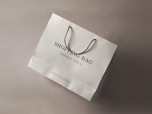 Free Shopping Bag Mockup