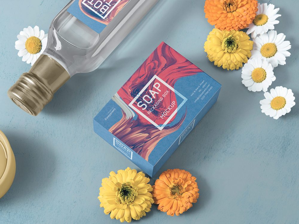 Free Soap Packaging Mockup