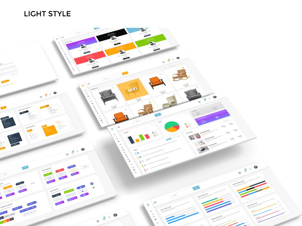 Free - Sorento Dashboard UI Kit 2