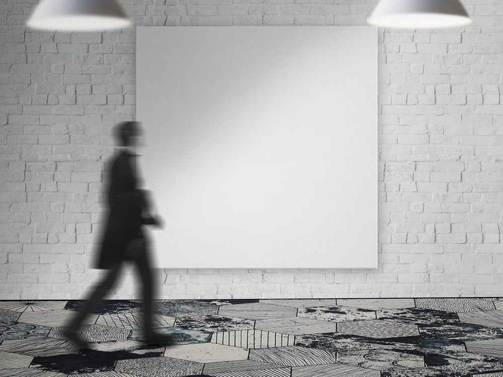 Free Square Billboard Outdoor Mockup