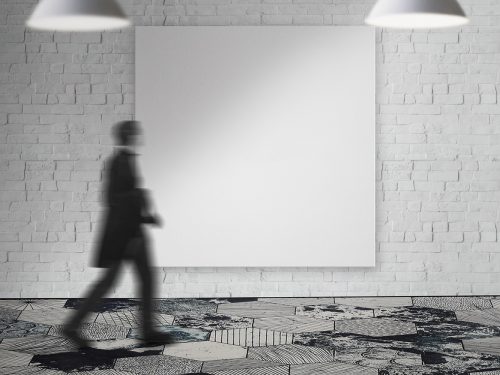 Free Square Billboard Outdoor Mockup