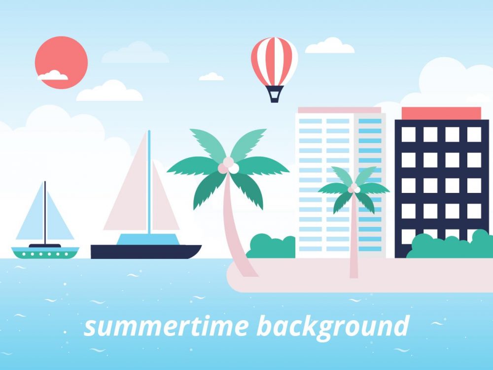 Free Vector Summer Illustration