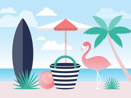 Free Vector Summer Illustration