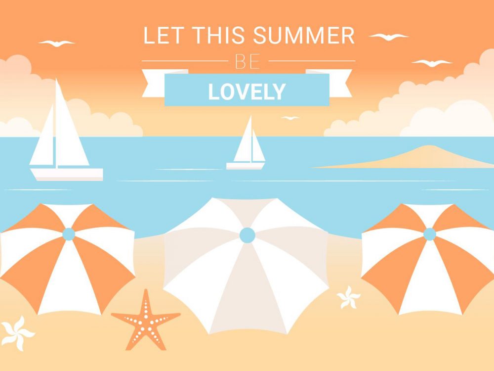 Free Vector Summer Illustration