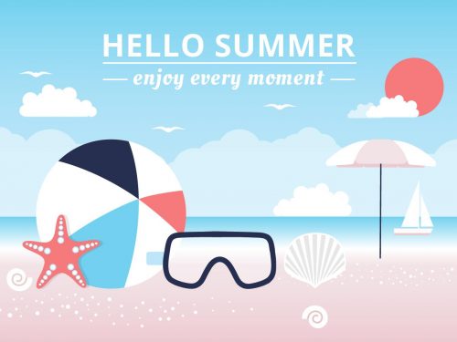 Free Vector Summer Illustration