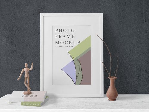 Free Wood Frame Mockup