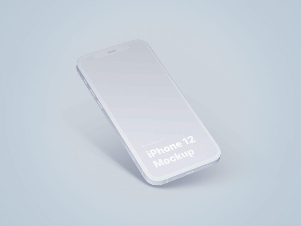 Free iPhone 12 PSD Mockup