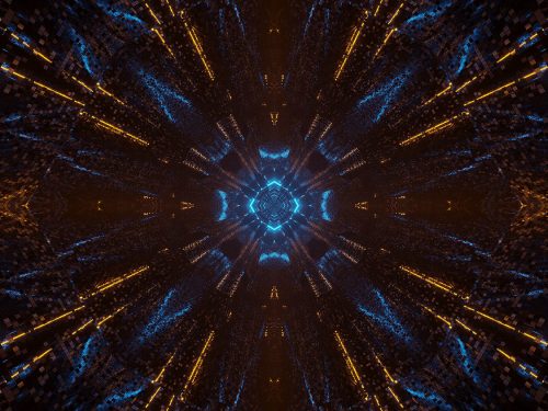 Futuristic Tunnel Corridor Background