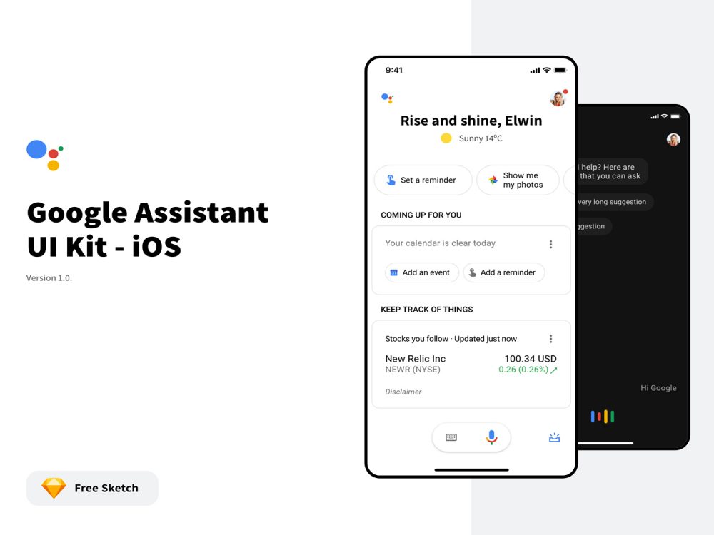 Google Assistant UI Kit