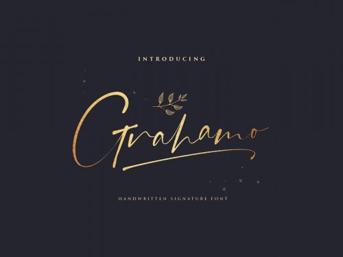 Grahamo Script Font