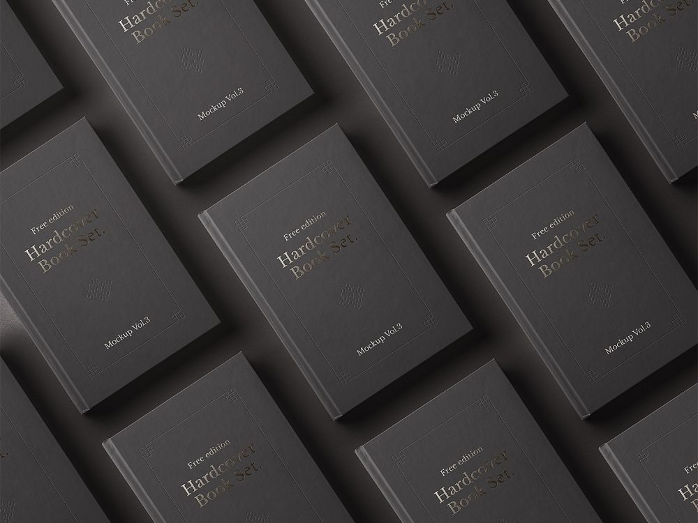 Hardcover Book Free Mockup