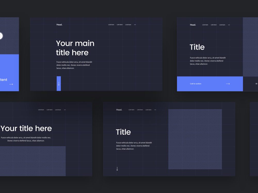 Head Sketch UI Kit 2