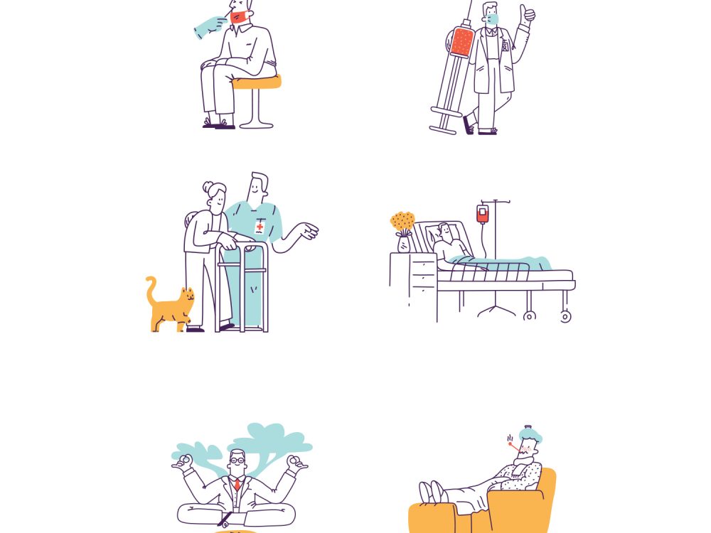 Health & Wellness Illustrations