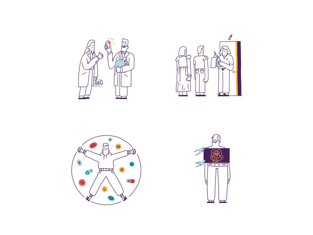 Health & Wellness Illustrations 2