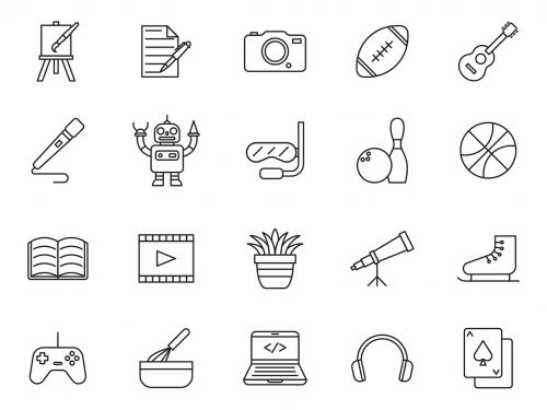Hobby Vector Icons