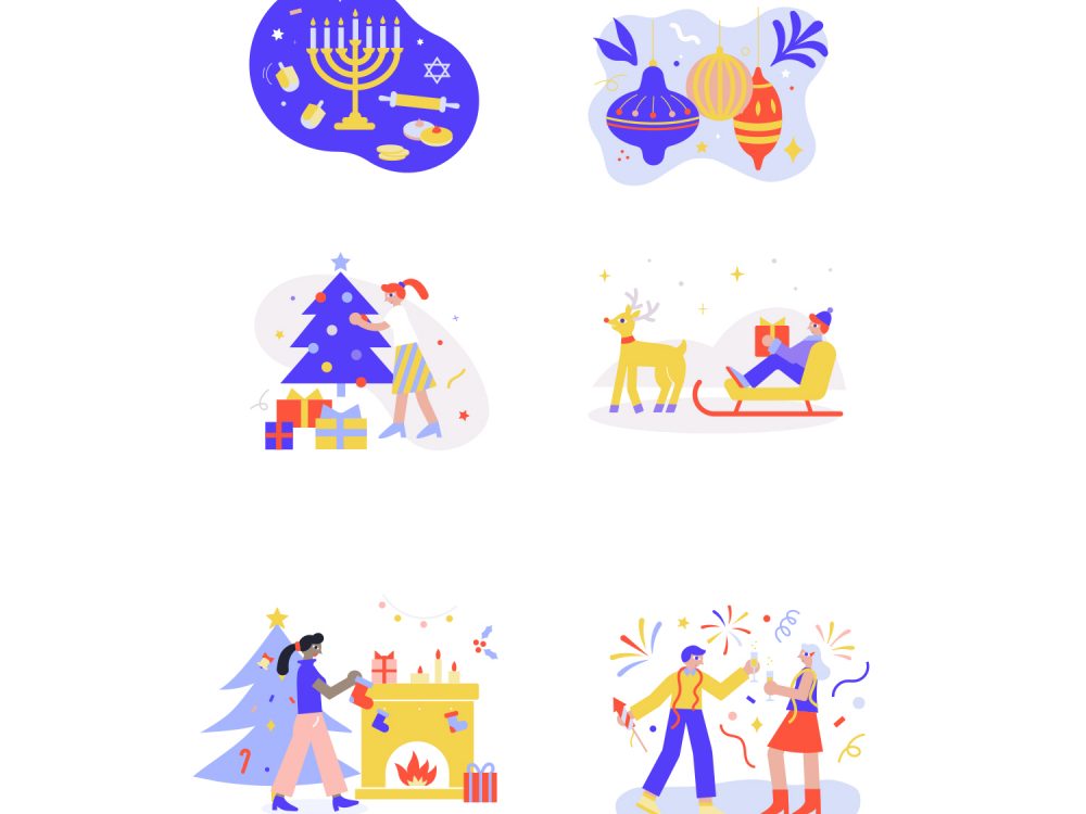 Holiday Season Illustrations