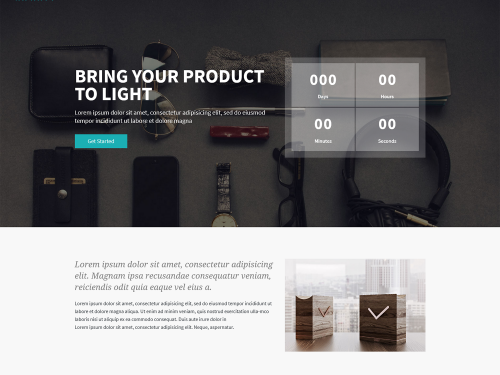 Infinity Coming Soon Website Template