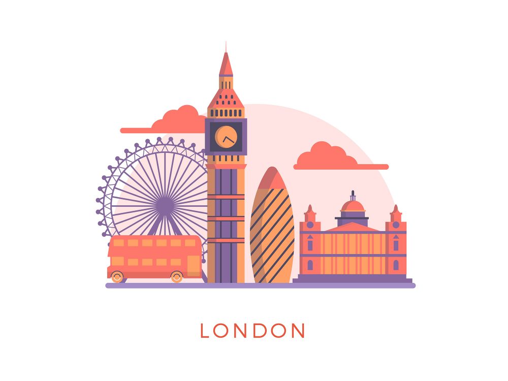 London Landmark Illustration