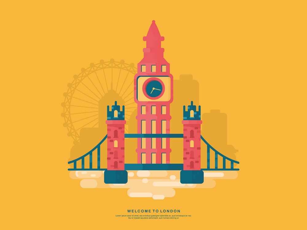 London Landmark Illustration