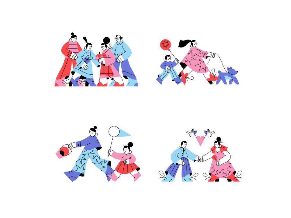 Love & Family Illustrations 2