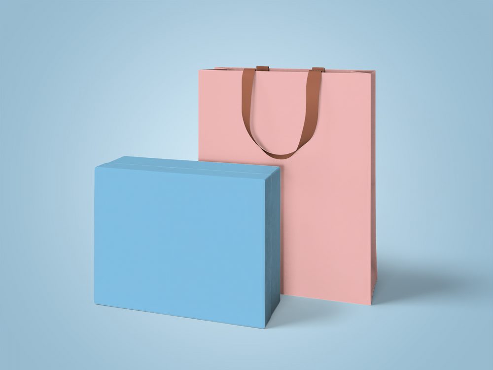 Luxury Box and Bag Mockups