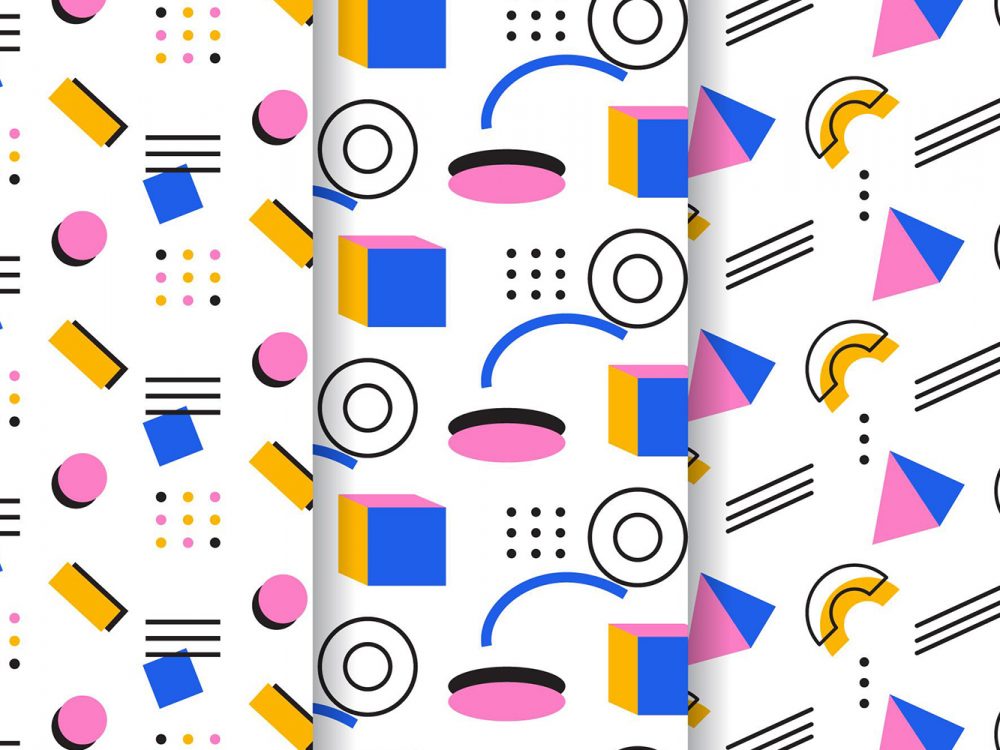 Memphis Seamless Pattern Collection