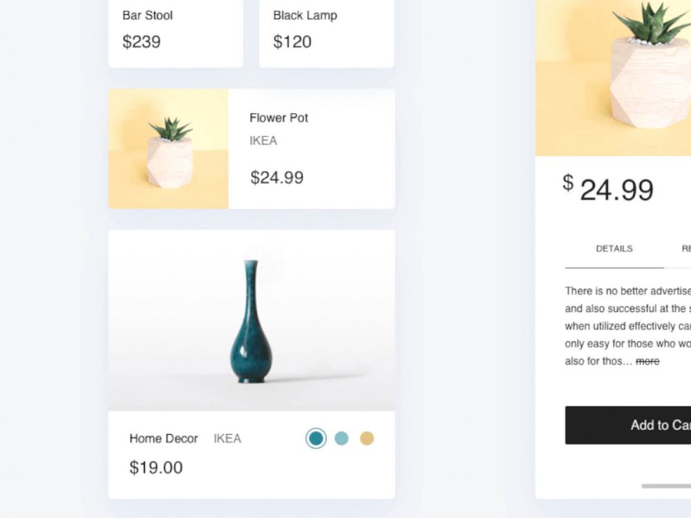 Minimalism App UI Kit 3
