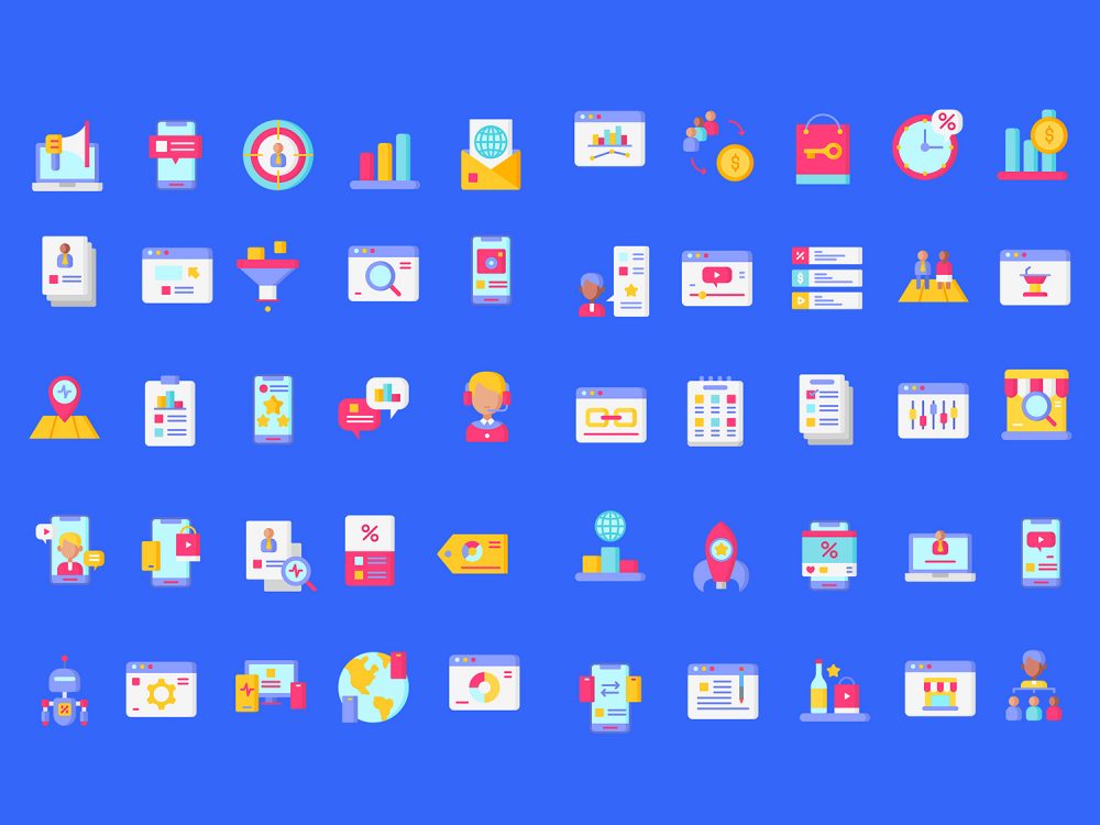 Online Marketing Icons Pack