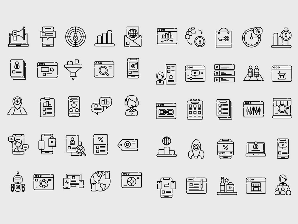 Online Marketing Icons Pack 3