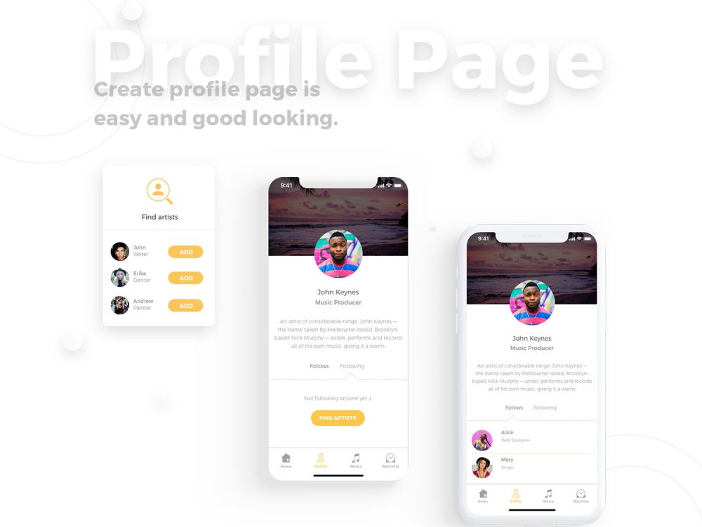 Paper Mobile UI Kit 3