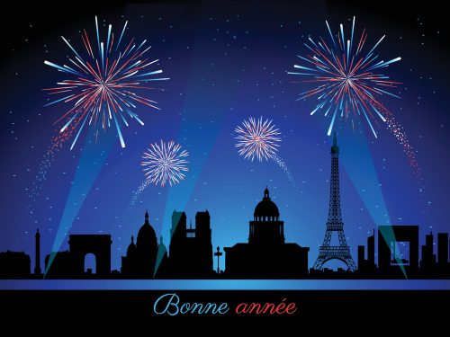 Paris City Skyline Illustration