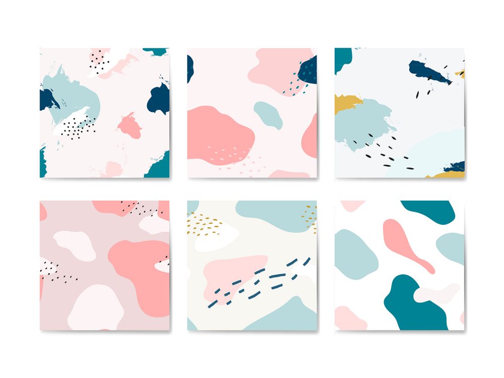 Pastel Memphis Pattern Collection