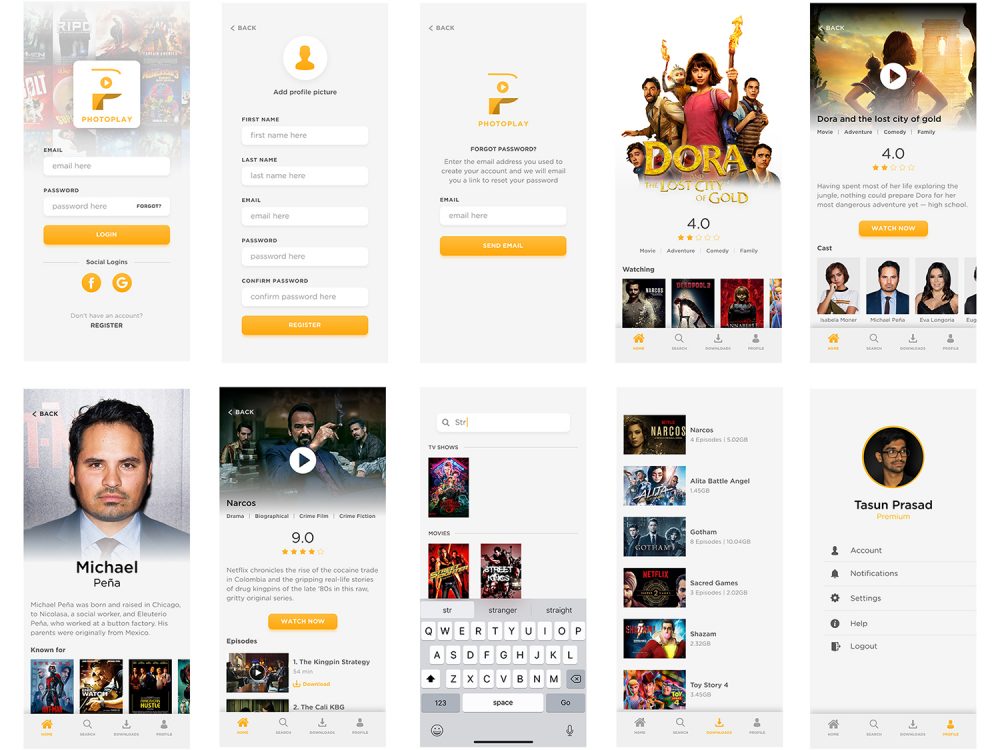 Photo Play UI Kit 3