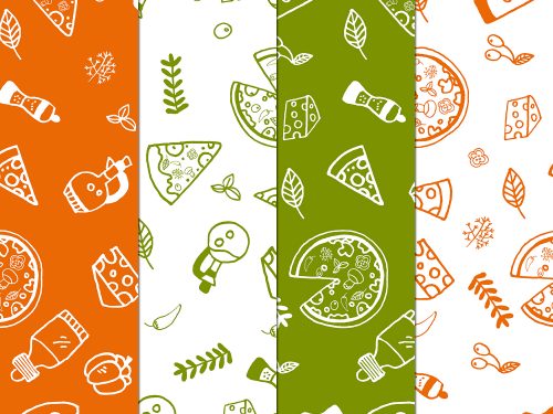 Pizza Vector Seamless Free Pattern