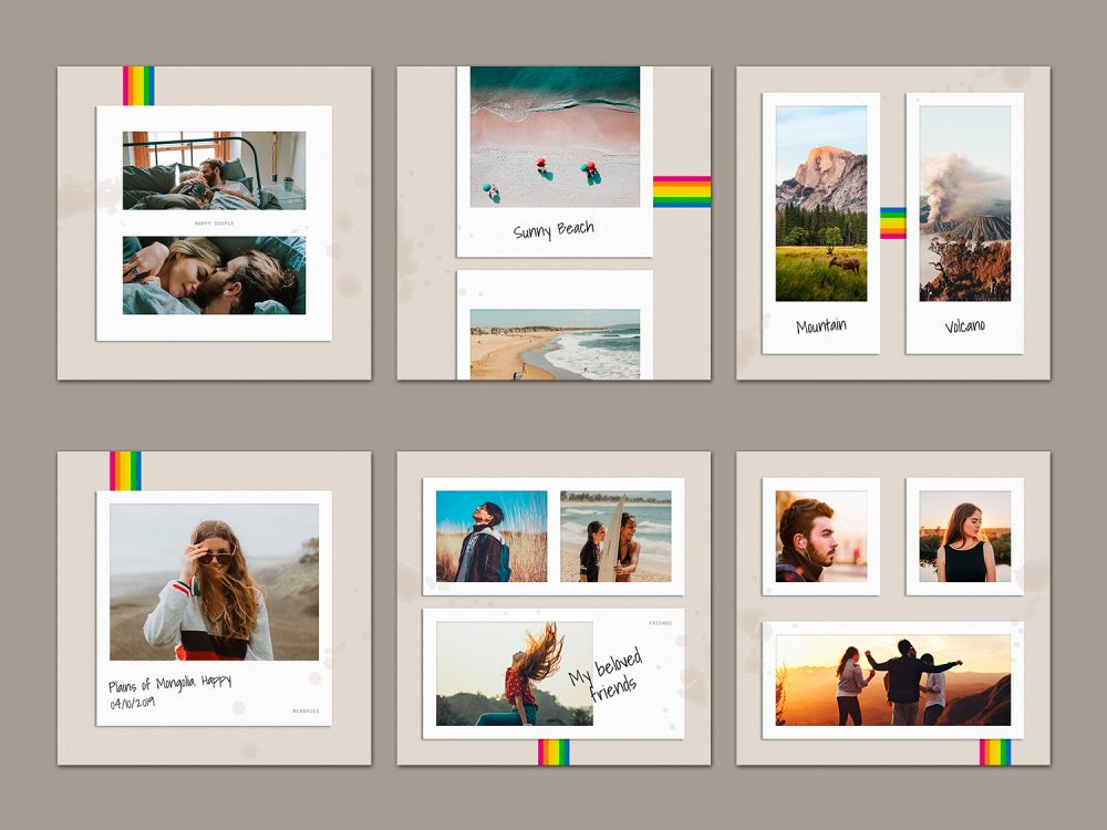 Polaboard Instagram Templates