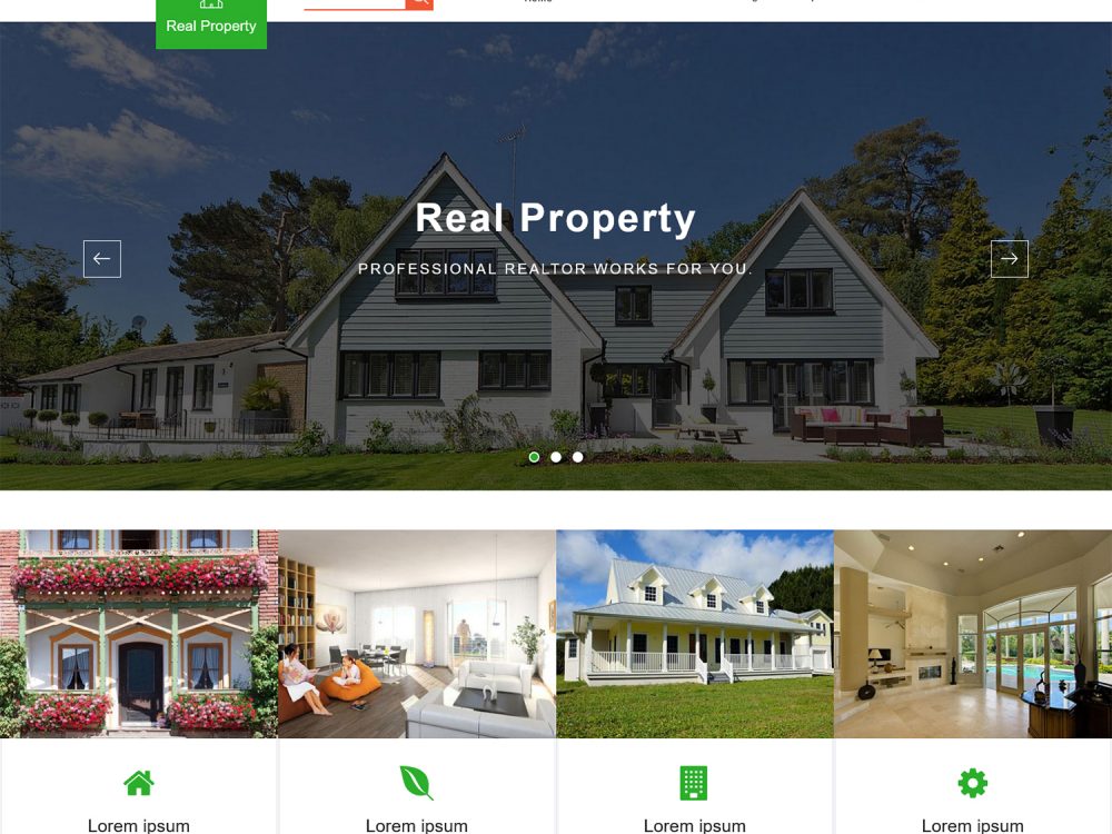 Real Property Bootstrap Responsive Web Template