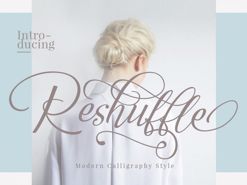 Reshuffle Script Free Demo Font