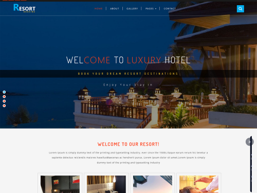 Resort - Bootstrap Responsive Web Template