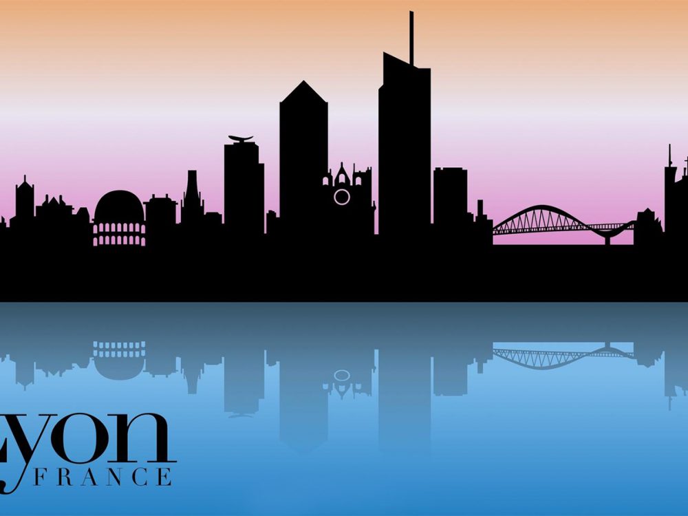 Silhouette of Lyon City