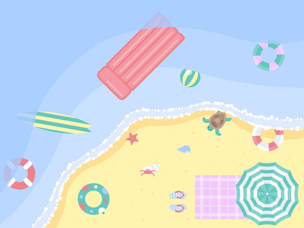 Summer Vacation Illustration