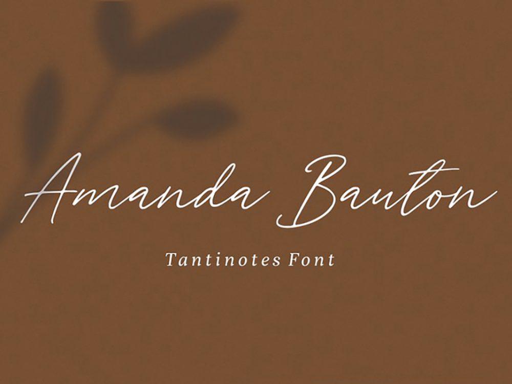 Tantinotes Handwriting Script