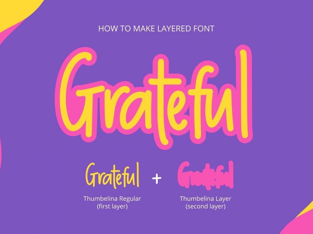 Thumbelina Free Handwritten Font