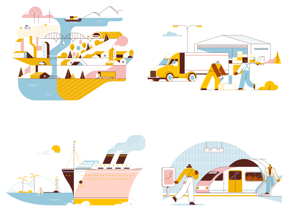 Transport Illustrations 2